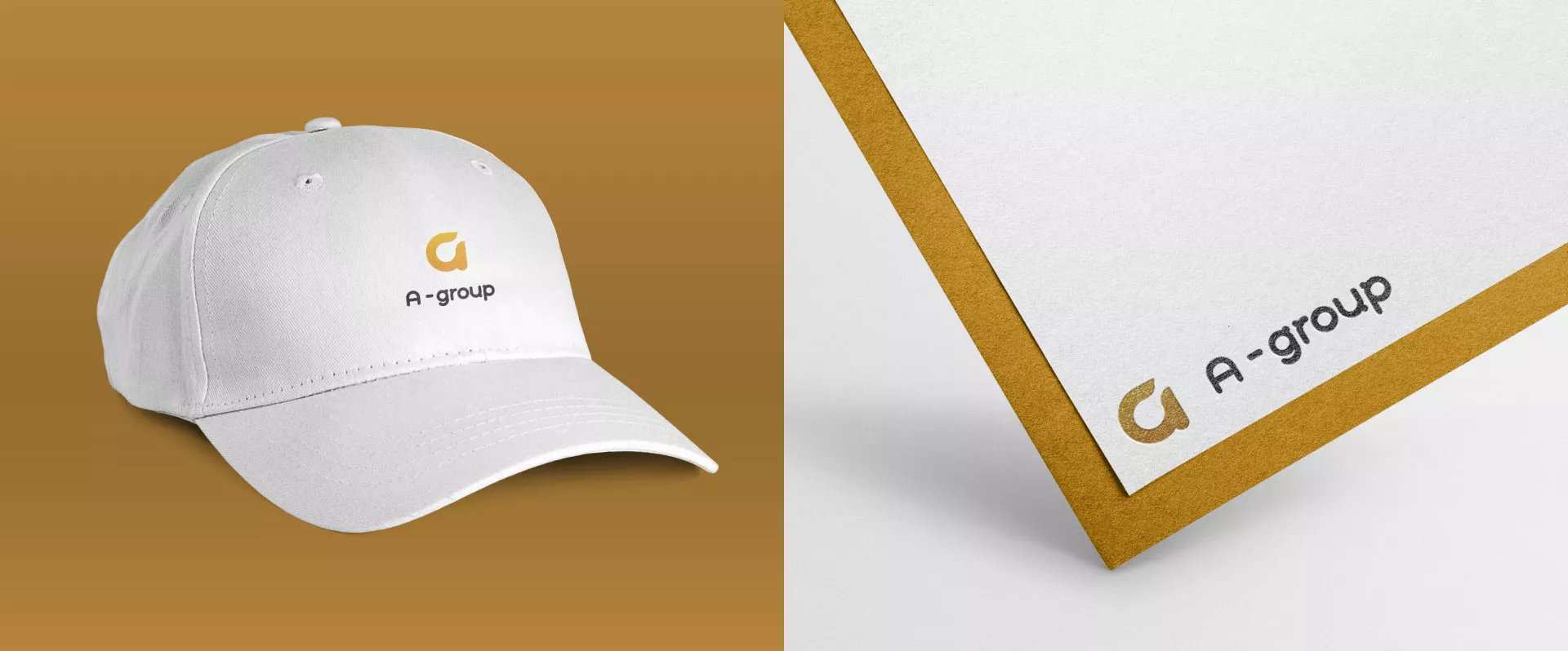 Разработка логотипа для компании «А-ГРУПП» в Острове